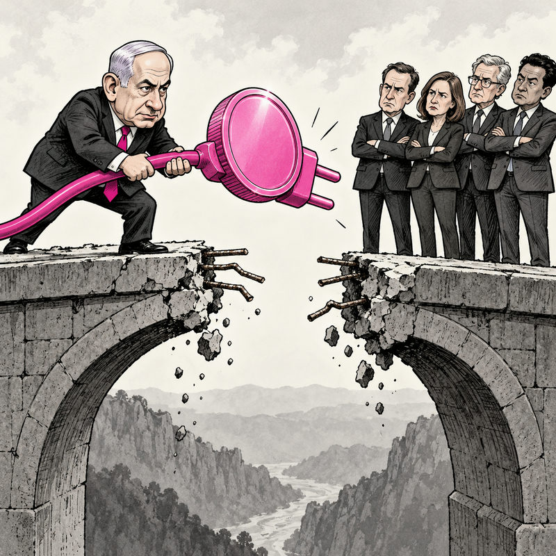 Democrawonk — Netanyahu tries to bridge a diplomatic gap with a giant digital-payment gadget.